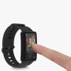 Set 2 Huse pentru Huawei Band 7/Band 6/Honor Band 6, Kwmobile, Negru/Transparent, Silicon, 58915.01