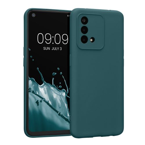 Husa Kwmobile pentru OPPO A74, Silicon, Verde, 58907.57