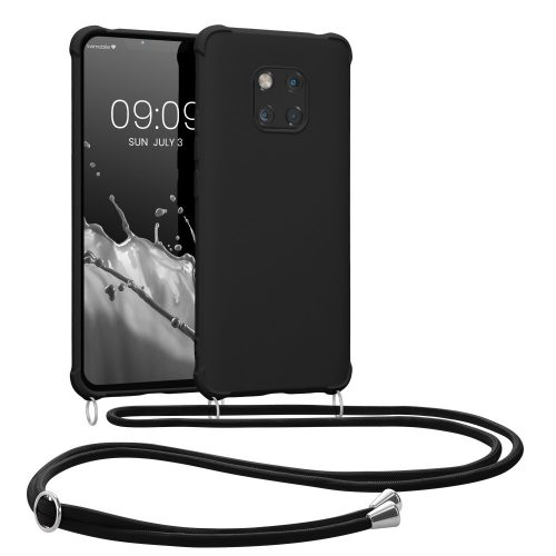 Husa Kwmobile pentru Huawei Mate 20 Pro, Silicon, Negru, 59004.01