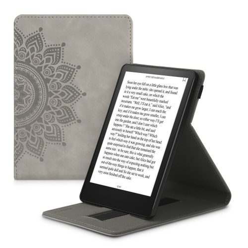 Husa pentru Amazon Kindle Paperwhite 11, Kwmobile, Gri, Piele ecologica, 56264.17