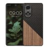 Husa Kwmobile pentru Honor 50, Lemn, Maro/Negru, 59062.01