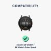 Set 2 curele pentru Xiaomi Mi Watch/Mi Watch Color Sport, Kwmobile, Negru/Albastru, Silicon, 59164.01