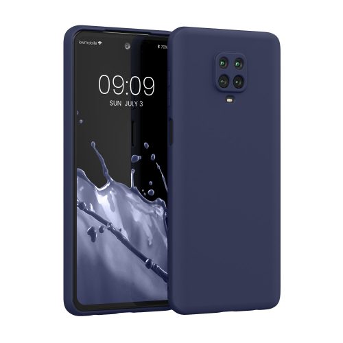 Husa Kwmobile pentru Xiaomi Redmi Note 9S/Redmi Note 9 Pro/Redmi Note 9 Pro Max, Silicon, Albastru, 56562.186