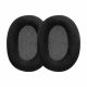 Set 2 Perne de urechi pentru casti Sennheiser HD600/HD600S/HD650, Kwmobile, Negru, Textil, 59156.01