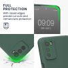 Husa Kwmobile pentru Motorola Moto G42, Silicon, Verde, 59185.166