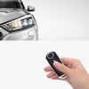 Husa Cheie Auto pentru Mazda 2 Butoane - Keyless Go, Kwmobile, Alb/Argintiu, Silicon, 57044.03