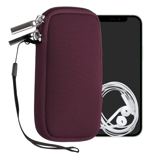 Husa Universala Kwmobile marime XS - 4 inch, Neopren, Violet, 46188.32.187