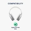 Husa kwmobile pentru Apple Airpods Max, Silicon, Alb, 59791.02