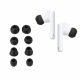 Set 8 Eartip kwmobile pentru Huawei Freebuds 4i, Silicon, Negru, 56866.47