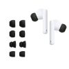 Set 8 Eartip kwmobile pentru Huawei Freebuds 4i, Silicon, Negru, 56866.47