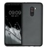 Husa kwmobile pentru Xiaomi Pocophone F1, Silicon, Gri, 46368.232