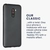 Husa kwmobile pentru Xiaomi Pocophone F1, Silicon, Gri, 46368.232