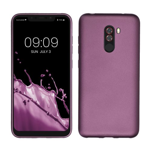 Husa kwmobile pentru Xiaomi Pocophone F1, Silicon, Mov, 46368.230