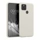 Husa kwmobile pentru Google Pixel 5, Silicon, Alb, 53778.02