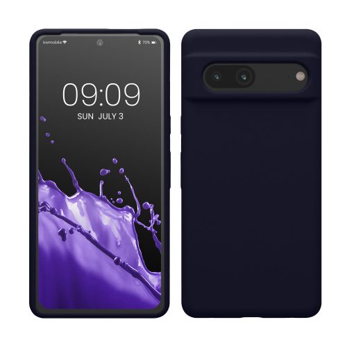 Husa kwmobile pentru Google Pixel 7, Silicon, Violet, 59451.182