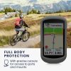 Husa GPS Kwmobile pentru Garmin Edge Explore, Gri, Silicon, 46912.22