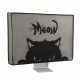 Husa pentru monitor de 24-26" Kwmobile, Gri/Negru, Plastic, 43618.24