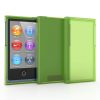 Husa kwmobile pentru Apple iPod Nano 7, Silicon, Verde/Transparent, 13370.149