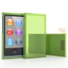 Husa kwmobile pentru Apple iPod Nano 7, Silicon, Verde/Transparent, 13370.149