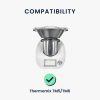 Husa de praf Kwmobile pentru Thermomix TM5 /Thermomix TM6, Transparent/Roz, Silicon, 59984.03