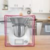 Husa de praf Kwmobile pentru Thermomix TM5 /Thermomix TM6, Transparent/Roz, Silicon, 59984.03