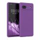 Husa kwmobile pentru Google Pixel 6a, Silicon, Violet, 57815.221