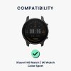 Set 2 Curele Kwmobile pentru Xiaomi Mi Watch/Mi Watch Color Sport, Negru/Portocaliu, Silicon, 58466.04