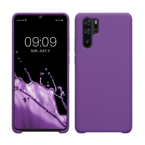 Husa kwmobile pentru Huawei P30 Pro, Silicon, Violet, 47423.221