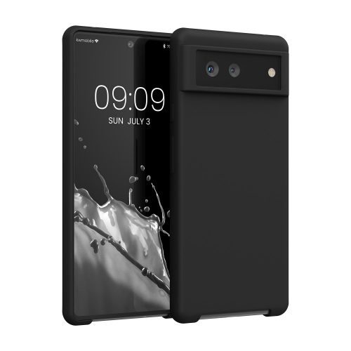 Husa kwmobile pentru Google Pixel 6, Silicon, Negru, 55480.47