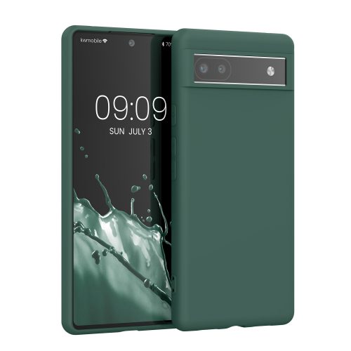 Husa kwmobile pentru Google Pixel 6a, Silicon, Verde, 57799.169