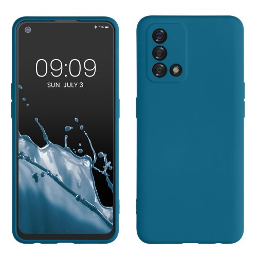 Husa Kwmobile pentru OPPO A74, Albastru, Silicon, 58907.224