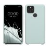 Husa kwmobile pentru Google Pixel 5, Silicon, Verde, 53633.200