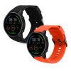 Set 2 Curele Kwmobile pentru Xiaomi Mi Watch Color Sport/S1 Active, Portocaliu/Negru, Silicon, 58971.04