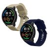 Set 2 Curele Kwmobile pentru Xiaomi Mi Watch/Mi Watch Color Sport, Gri/Albastru, Silicon, 58466.06