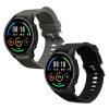 Set 2 Curele Kwmobile pentru Xiaomi Mi Watch/Mi Watch Color Sport, Gri/Negru, Silicon, 58466.05