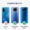 Set 3 Folii de protectie Kwmobile pentru Xiaomi Poco X3 NFC/Poco X3 Pro, Transparent, Plastic, 57236.2