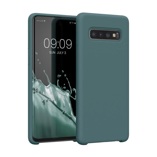 Husa Kwmobile pentru Samsung Galaxy S10, Verde, Silicon, 47732.207