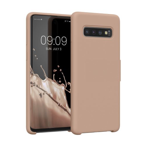 Husa Kwmobile pentru Samsung Galaxy S10, Roz, Silicon, 47732.52