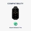 Set 2 Curele Kwmobile pentru Xiaomi Mi Band 7 Pro, Negru/Crem, Silicon, 59602.06