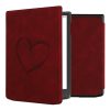 Husa Kwmobile pentru PocketBook InkPad 4, Rosu inchis, Piele ecologica, 61644.01