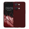 Husa Kwmobile pentru OnePlus Nord 3 5G, Rosu inchis, Silicon, 61767.190