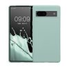 Husa Kwmobile pentru Google Pixel 7a, Verde deschis, Silicon, 61614.200