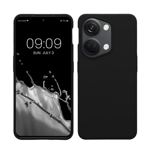 Husa Kwmobile pentru OnePlus Nord 3 5G, Negru, Silicon, 61766.01