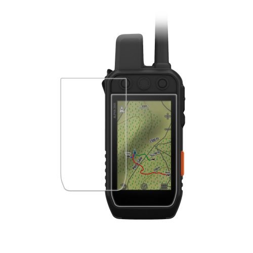 Set 2 Folii de protectie Kwmobile pentru Garmin Alpha 200/Alpha 200i/Alpha 300, Transparent, Sticla securizata, 61834.1