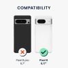 Husa Kwmobile pentru Google Pixel 8, Transparent/Negru, Silicon, 61863.01