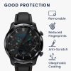 Set 2 Folii de protectie Kwmobile pentru TicWatch Pro 3 Lite, Transparent, Sticla securizata, 61983.1