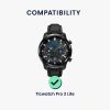 Set 2 Folii de protectie Kwmobile pentru TicWatch Pro 3 Lite, Transparent, Sticla securizata, 61983.1