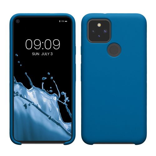 Husa Kwmobile pentru Google Pixel 5, Albastru, Silicon, KWM0000122K028C