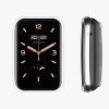 Set 2 Huse Kwmobile pentru Xiaomi Mi Band 7 Pro, Transparent/Albastru inchis, Silicon, KWM0000177C006C