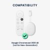 Husa Telecomanda si dispozitiv Kwmobile pentru Toshiba Chromecast 2020 4K, Roz deschis, Silicon, KWM000018FH005C